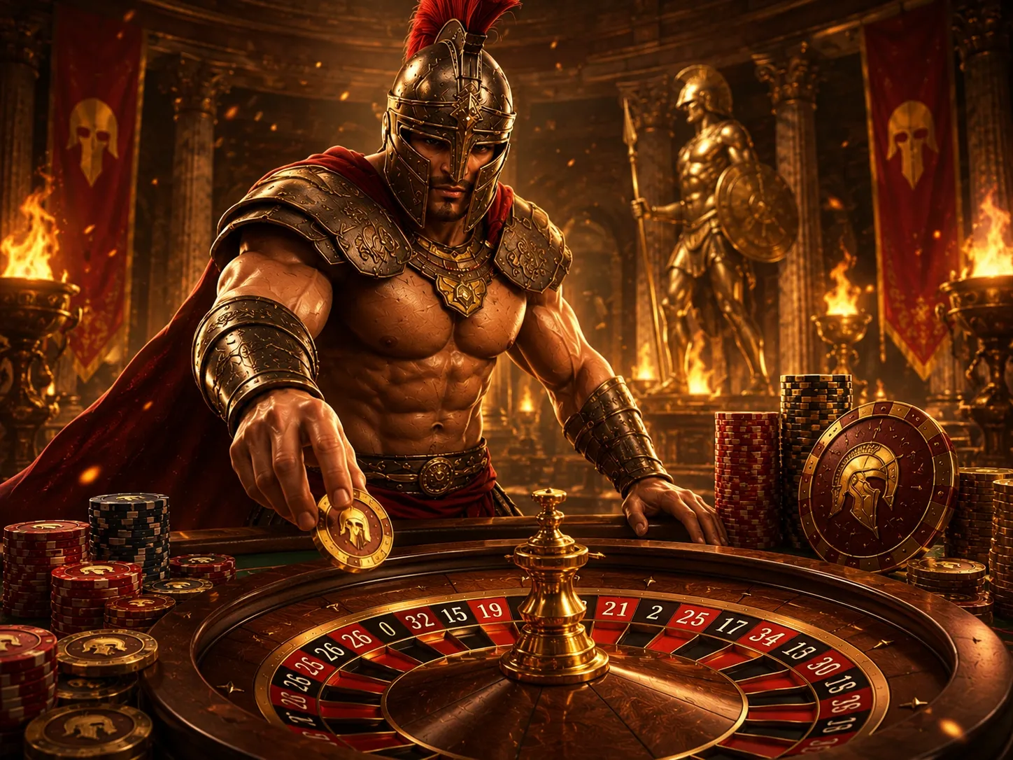 Gladiator Roulette Casino Golden Fate